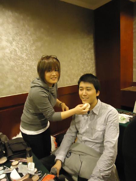 20110119金酷游戲公司年會化妝造型